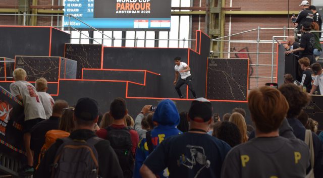 Spectaculaire tricks en vliegensvlugge runs: eerste dag World Cup Parkour perfect voorproefje voor weekend